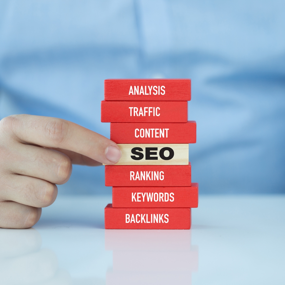 Optimized assisted living homepage with clear headings and SEO elements