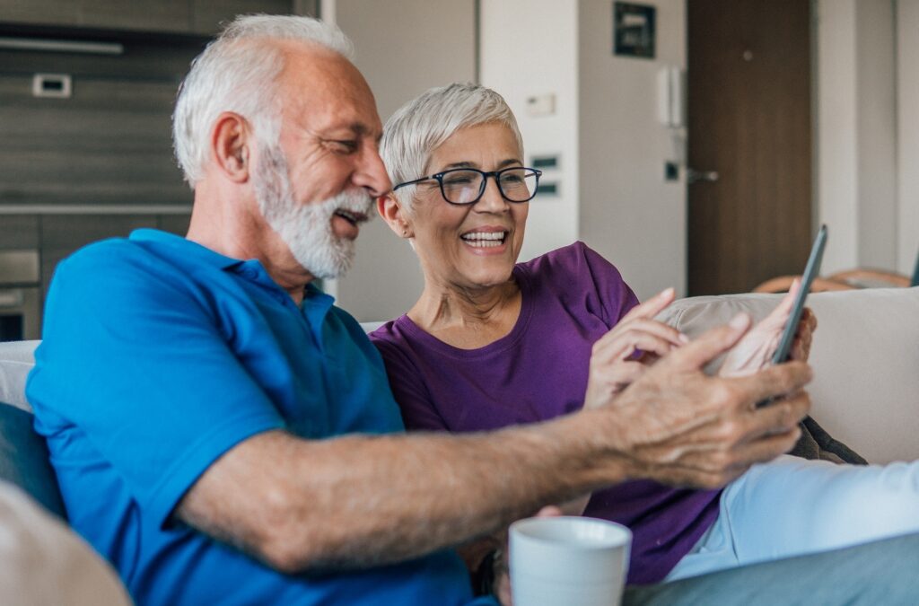 Assisted living community using social media to connect with seniors’ families online