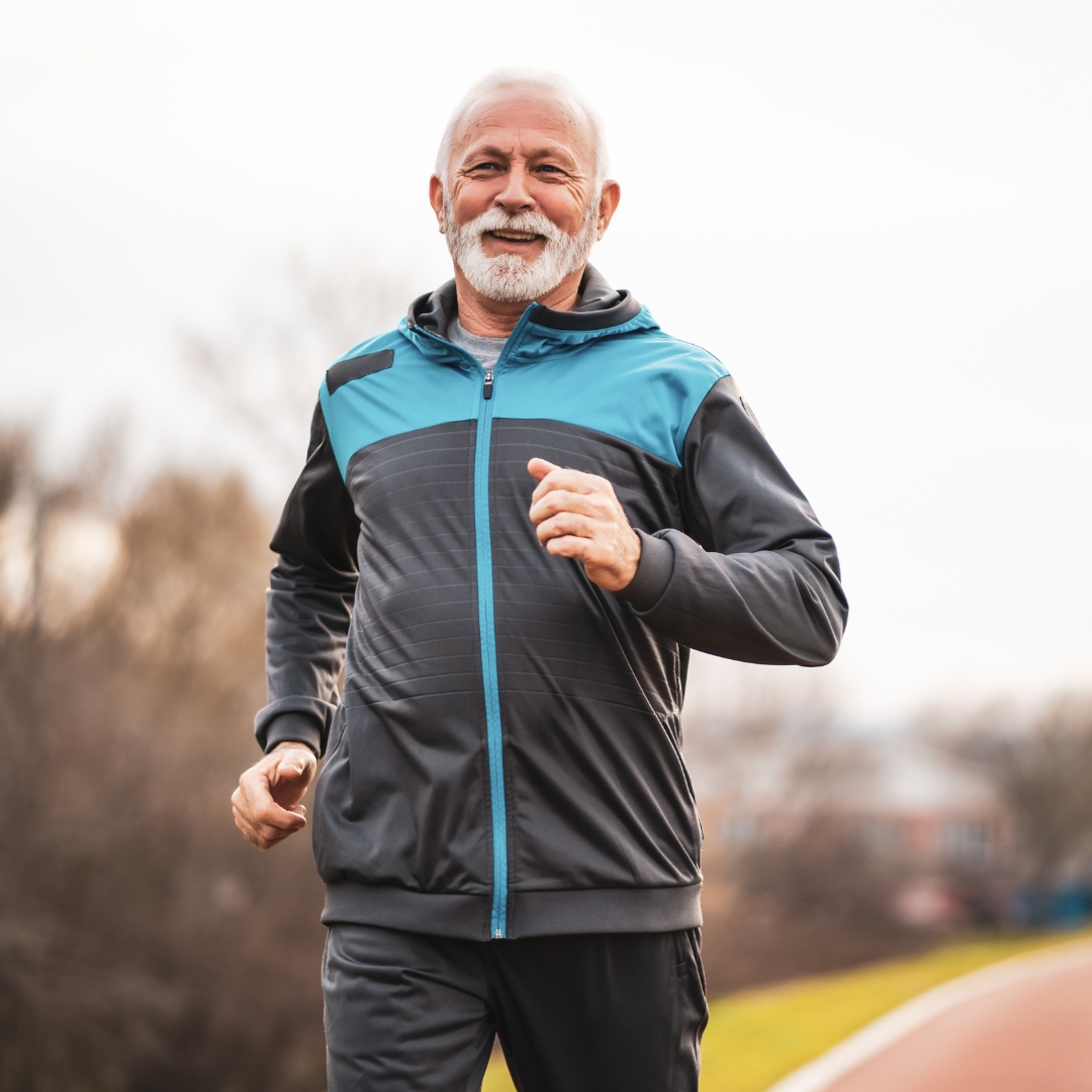 Active senior in independent living community