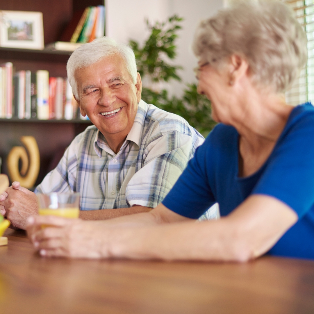 Assisted living decision stage with family support.