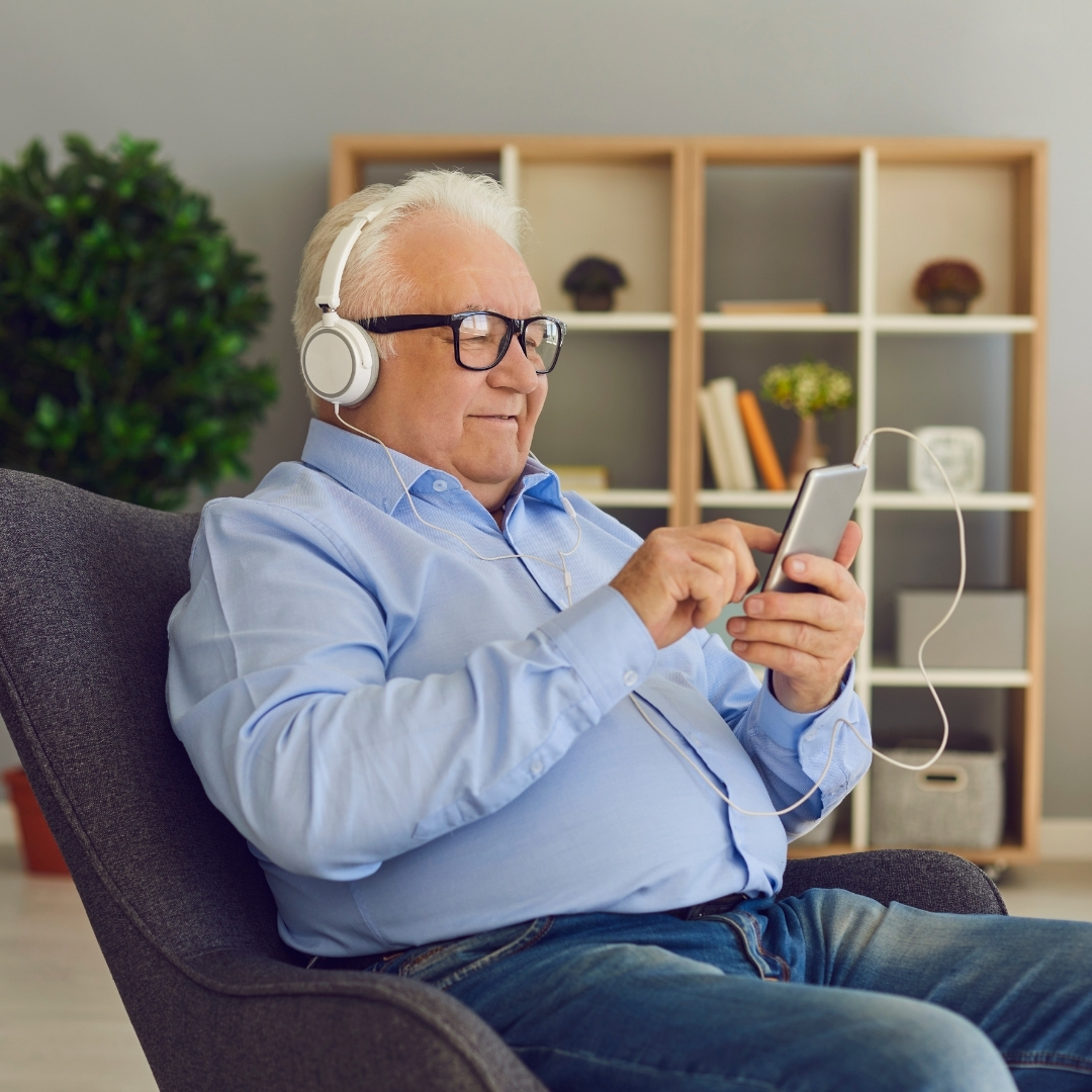 Consistent branding in retirement community marketing across channels.