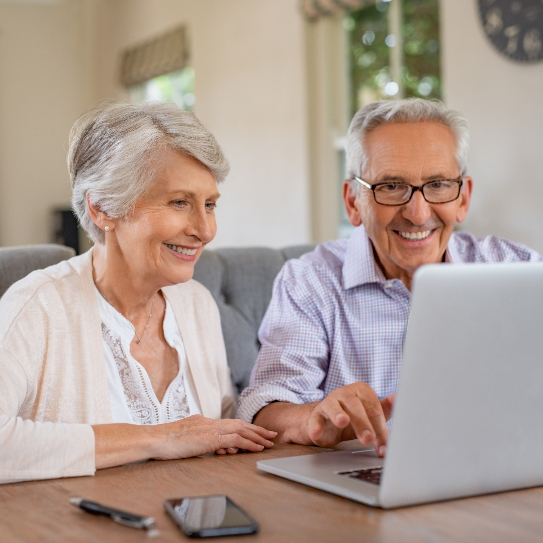 Assisted living facility and family making informed decision through online content.