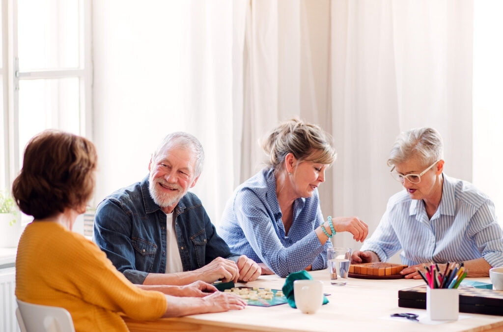 Senior living facility digital search by family.