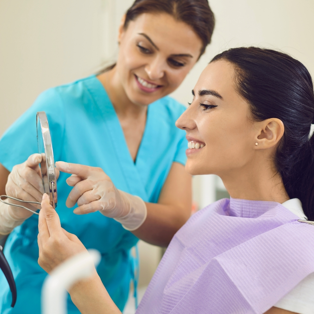 Dentist website highlighting unique services and patient benefits