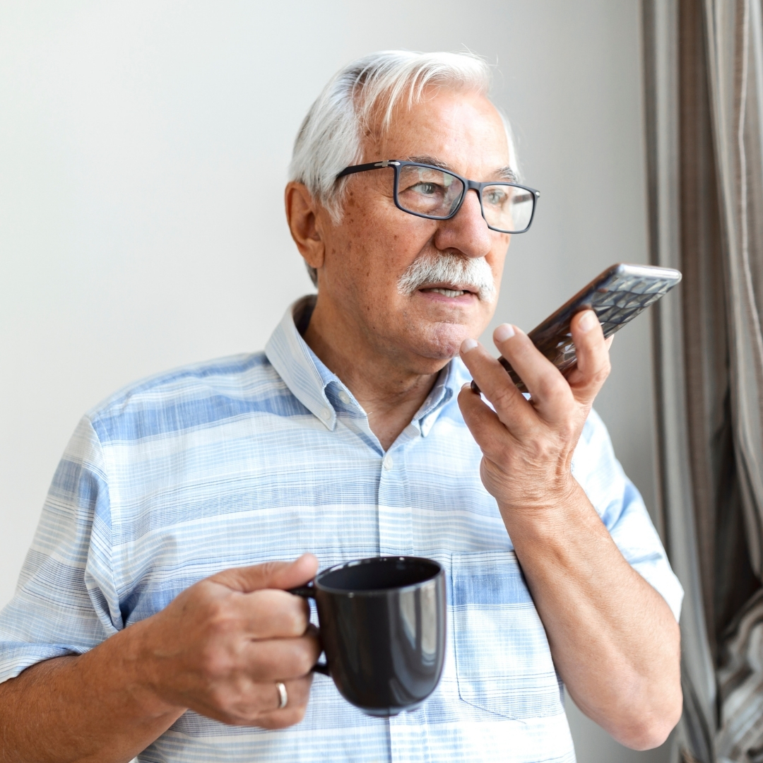 Conversion-focused assisted living website layout with CTA buttons