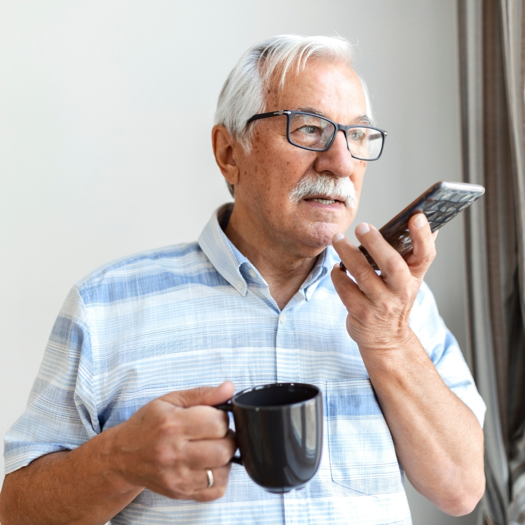 Voice search query senior living cost