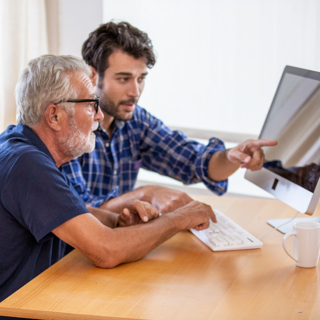 Family researching assisted living advice