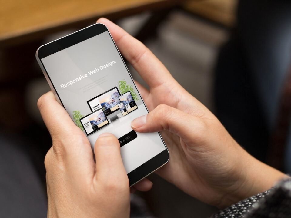 Mobile website UX design showing common usability issues that can reduce conversions